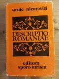 Descriptio romaniae- Vasile Nicorovici