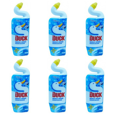 6 x Duck wc Marine lichid, Solutie pentru dezinfectat toaleta, 6 x 750ml foto