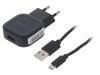 Incarcator USB Qoltec 5V 2.4A 12W cu Mufa USB, Tensiune Alimentare 220-240V AC, pentru Smartphone si Tableta