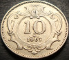 Moneda istorica 10 HELLER - AUSTRIA (Austro-Ungaria), anul 1907 * cod 4090 A, Europa