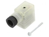 Conector cu Valvă Mufă Format B 11mm Mamă 3 PIN 90&deg;