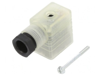 Conector cu Valvă Mufă Format B 11mm Mamă 3 PIN 90&amp;deg; foto