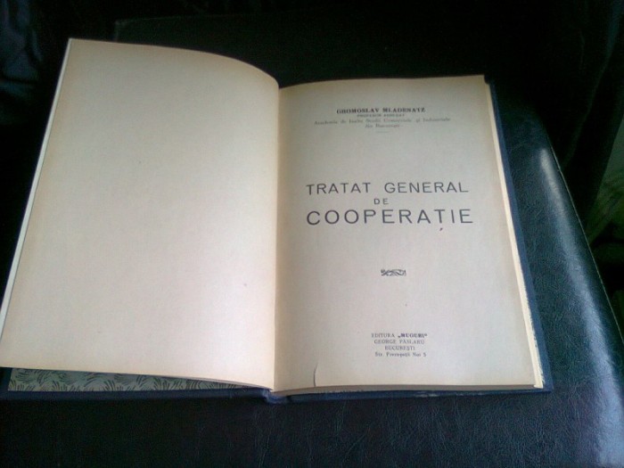 TRATAT GENERAL DE COOPERATIE - GROMOSLAV MLADENATZ