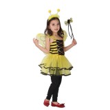 Costum albina KidMania&reg; cu accesorii pentru fete 116 cm 5-6 ani