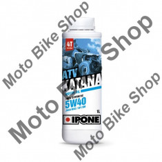 MBS Ulei ATV 4T Ipone Katana ATV 5W40 100% Sintetic - JASO MA2 - API SM, 1L, Cod Produs: 800163IP