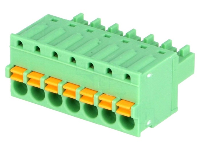 Conector regletă deconectabilă 7 piste 3,81mm