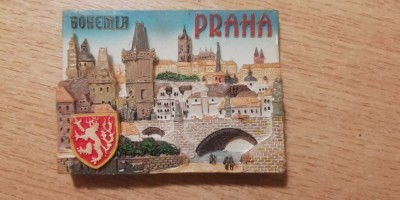 D3 - Magnet frigider - tematica turism - Cehia 3 foto