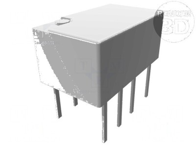 Releu electromagnetic DPDT 12VDC 2A 0,5A/125VAC foto