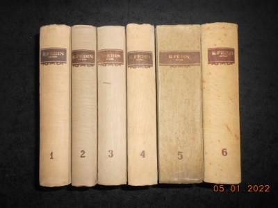 KONSTANTIN FEDIN - OPERE 6 volume (1954-1962, editie cartonata) foto