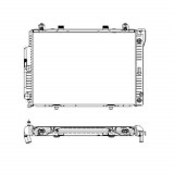 Radiator racire Mercedes Clasa S (W140), 05.1991-12.1992 Model S280/300sel 2, 8 (2, 8 R6 145kw); S320/300sel 3, 2 (3, 2 R6 170kw) Benzina, tip climat