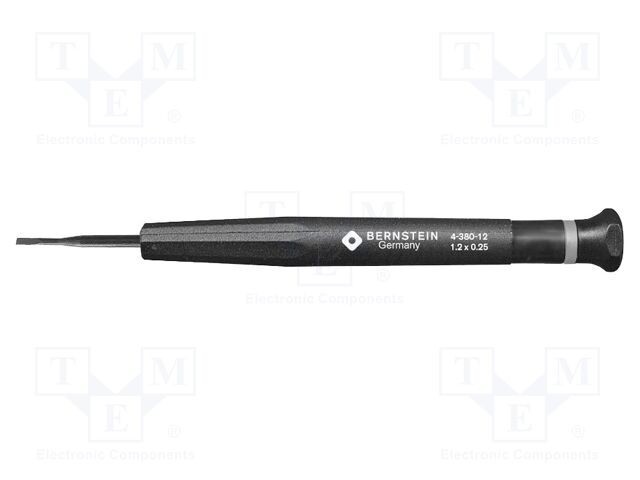 Şurubelniţă plată de precizie 1,2x0,25mm BERNSTEIN - Lungime lamă 17mm