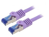 Patch Cord S/FTP Cat6a Cu LSZH Violet 5m