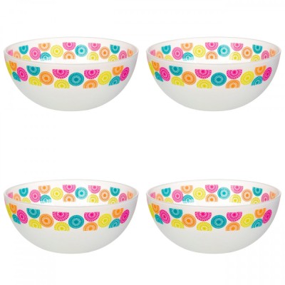 Set boluri, 4 piese, 3.3 l, Plastic, Alb foto