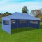 Gossi cort de petrecere pliabil de tip pop-up, albastru, 3 x 6 m