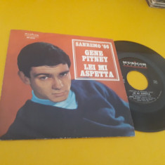 VINIL GENE PITNEY-LEI MI ASPETTA SANREMO'66 DISC MUSICOR STARE EX 1966