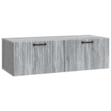 vidaXL Oglindă TV montată pe perete Sonoma gri 98 x 41 x 30 cm 899041