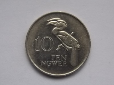 10 NGWEE 1972 ZAMBIA foto