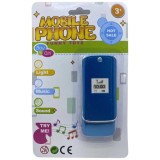 Jucarie telefon mobil cu clapeta albastru