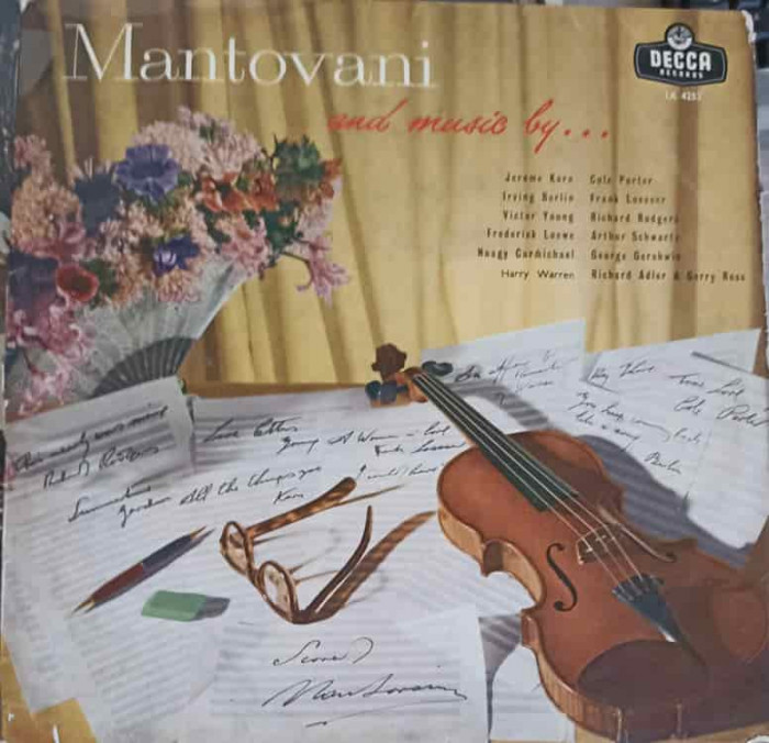 Disc vinil, LP. And Music By...-MANTOVANI