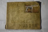 album danez cu abtibilduri ce se gaseau in pachetele de tigari Danske Husdyr Richs Serie