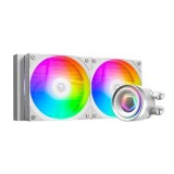 Cooler procesor cu lichid ID-Cooling FX240 Infinity White iluminare aRGB