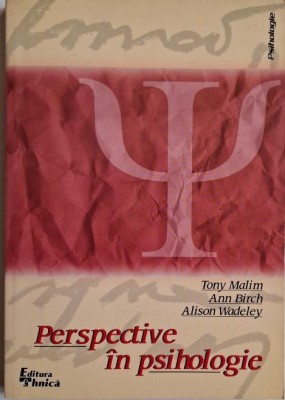 Perspective in psihologie &amp;ndash; Tony Malim foto
