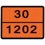 Placa Reflectorizanta ADR HICO 30x40 cm Diesel Omologata