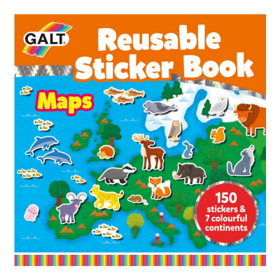 Cartea mea cu stickere - Harta PlayLearn Toys foto