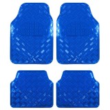 Covorase Auto Universale, model Diamond, culoare Crom Albastru FAVLine Selection, Oem