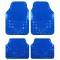 Covorase Auto Universale, model Diamond, culoare Crom Albastru
