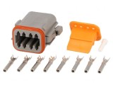 Conector Cablu-Cablu DT Mamă 8 PIN Crimpat