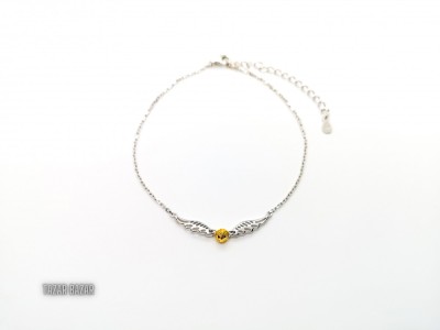 Brăţară de argint Golden Snitch - Harry Potter foto
