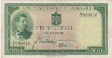ROMANIA 500 lei 1934 aVF