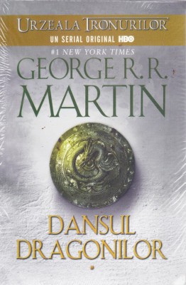 Carte: George R.R. Martin - Dansul dragonilor - Cantec de gheata si foc, vol. 5 ( 2 vol. SIGILATE ) foto