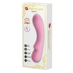 Matt - Vibrator, roz, 19 cm