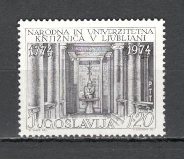 Iugoslavia.1974 200 ani Biblioteca Universitatii Ljubljana SI.375 foto