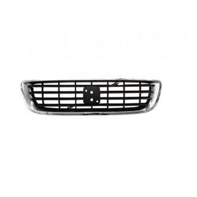 Grila radiator Volvo S40/V50 (Ms/Mw), 04.2007-2010, parte montare Grilaj masca fata centrala, crom/negru, fata, 904305, Aftermarket foto