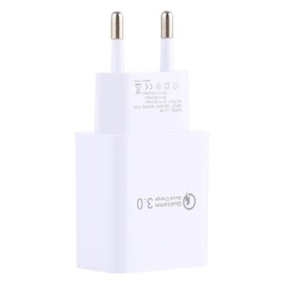 Incarcator Retea QC 3,0 Cu Port USB Alb foto