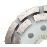 Disc diamantat slefuire, 2 segmente, uscat, 115 x 22.2 mm