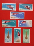 DUBAI, SPACE - SERIE COMPLETĂ MNH IMPERF.