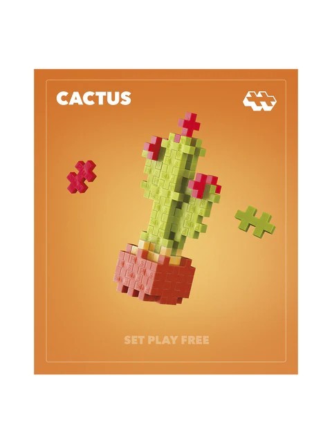 Set constructie Plus-Plus, PLANTE - Cactus
