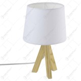 Veioza de masa cu picioare de lemn 29 CM