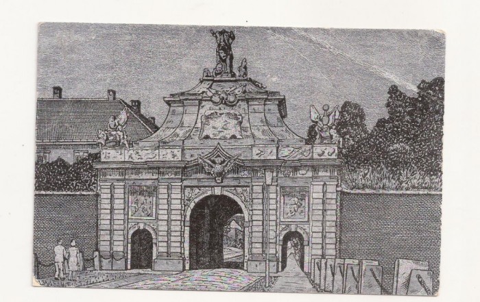 CA19 -Carte Postala- Alba Iulia, Poarta 3 a cetatii ,necirculata