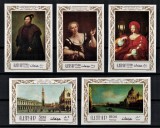 Timbre Ajman 1969, Maestri Italieni, Serie Completa MNH, Colectie filatelica