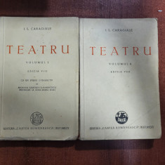 Teatru vol.I si II de I.L.Caragiale