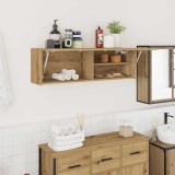 vidaXL Dulap perete baie stejar artizanal, 100x25x30 cm lemn prelucrat