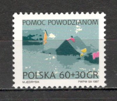 Polonia.1997 Ajutor ptr. inundatii MP.327 foto