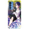 Husa compatibila cu Motorola Edge 20 Lite model Kou Yamori Call of the Night, Silicon, TPU, Viceversa, Transparent, Carcasa