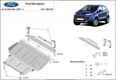 Scut motor metalic Ford Ecosport 2011-2017 foto