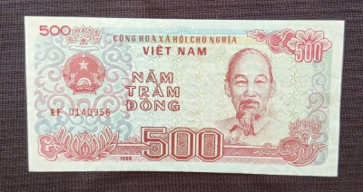 Vietnam - 500 Dong (1988) sKF504 foto